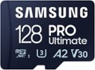 Samsung - Pro Ultimate and Adapter 128GB microSDXC Memory Card