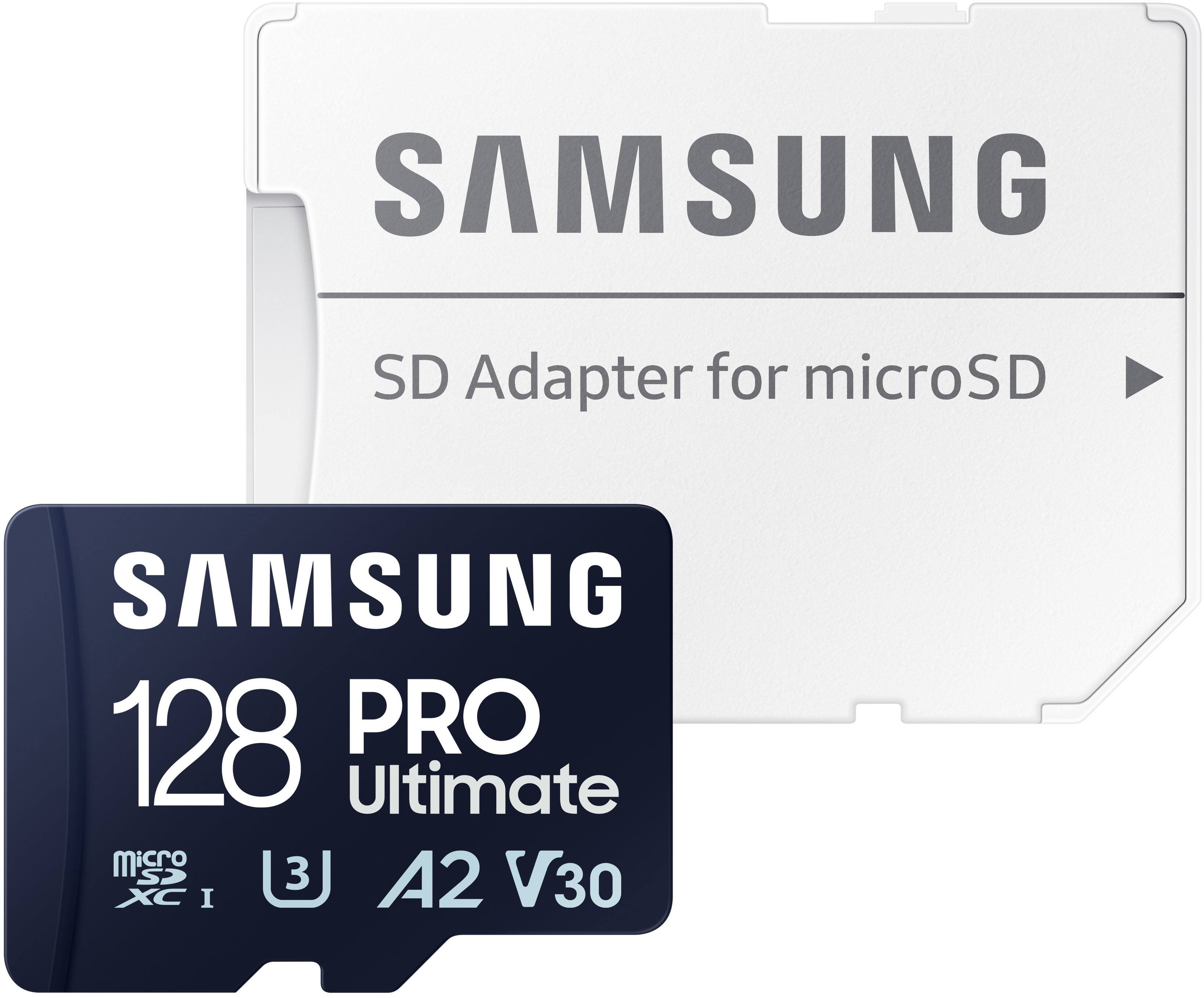 Alt View 11. Samsung - Pro Ultimate and Adapter 128GB microSDXC Memory Card.