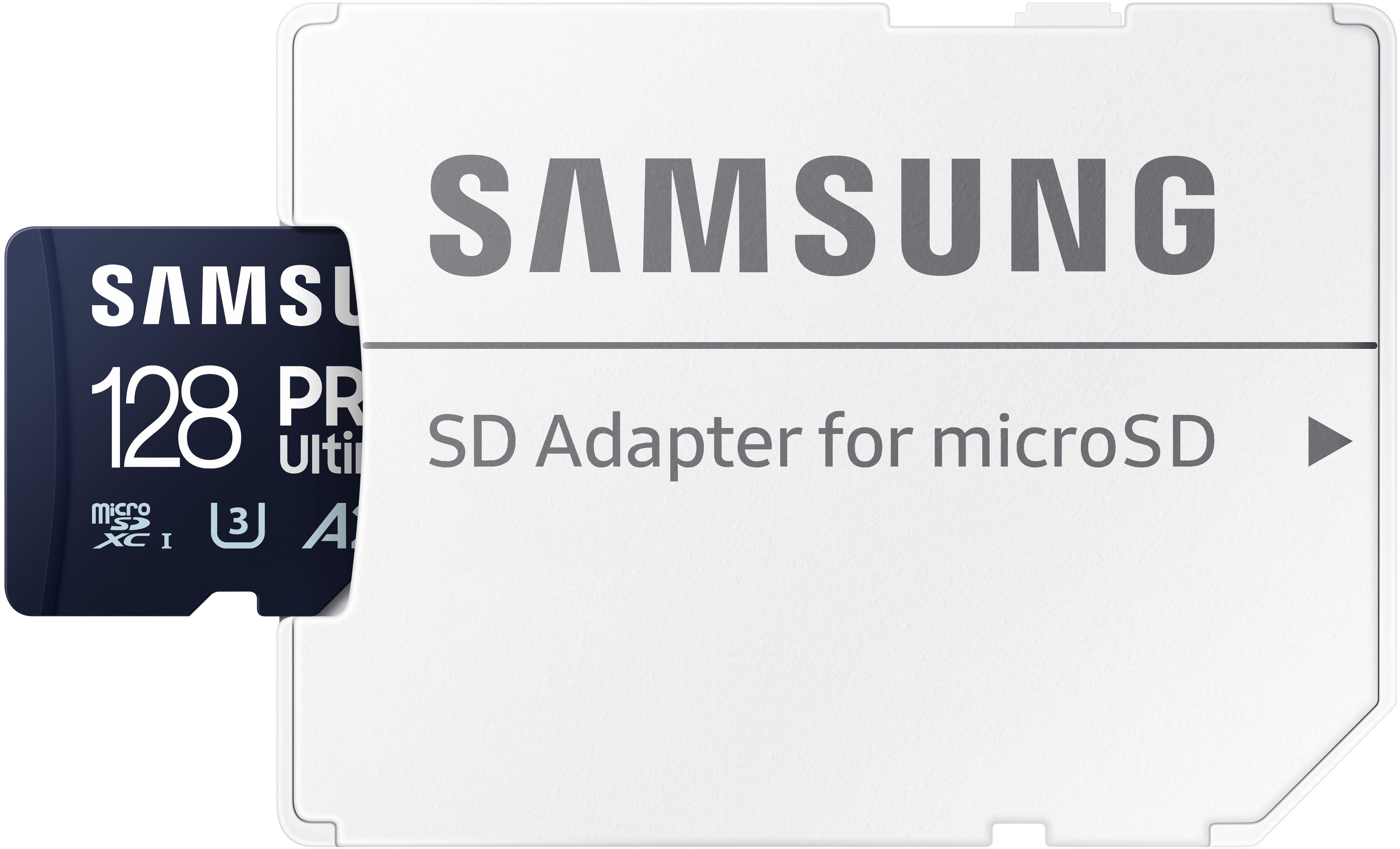 Alt View 12. Samsung - Pro Ultimate and Adapter 128GB microSDXC Memory Card.