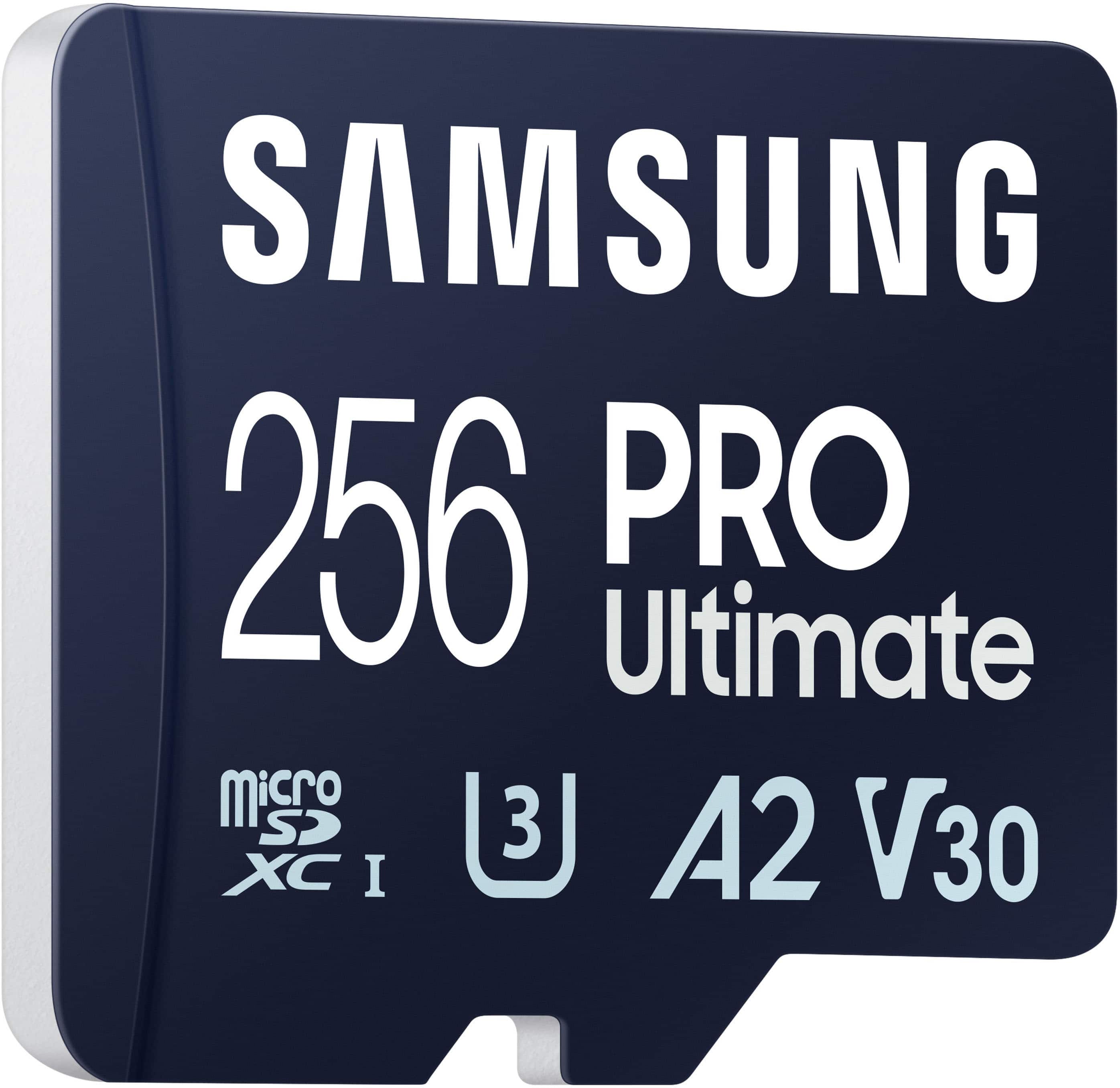 Alt View 13. Samsung - Pro Ultimate and Reader 256GB microSDXC Memory Card - Blue.
