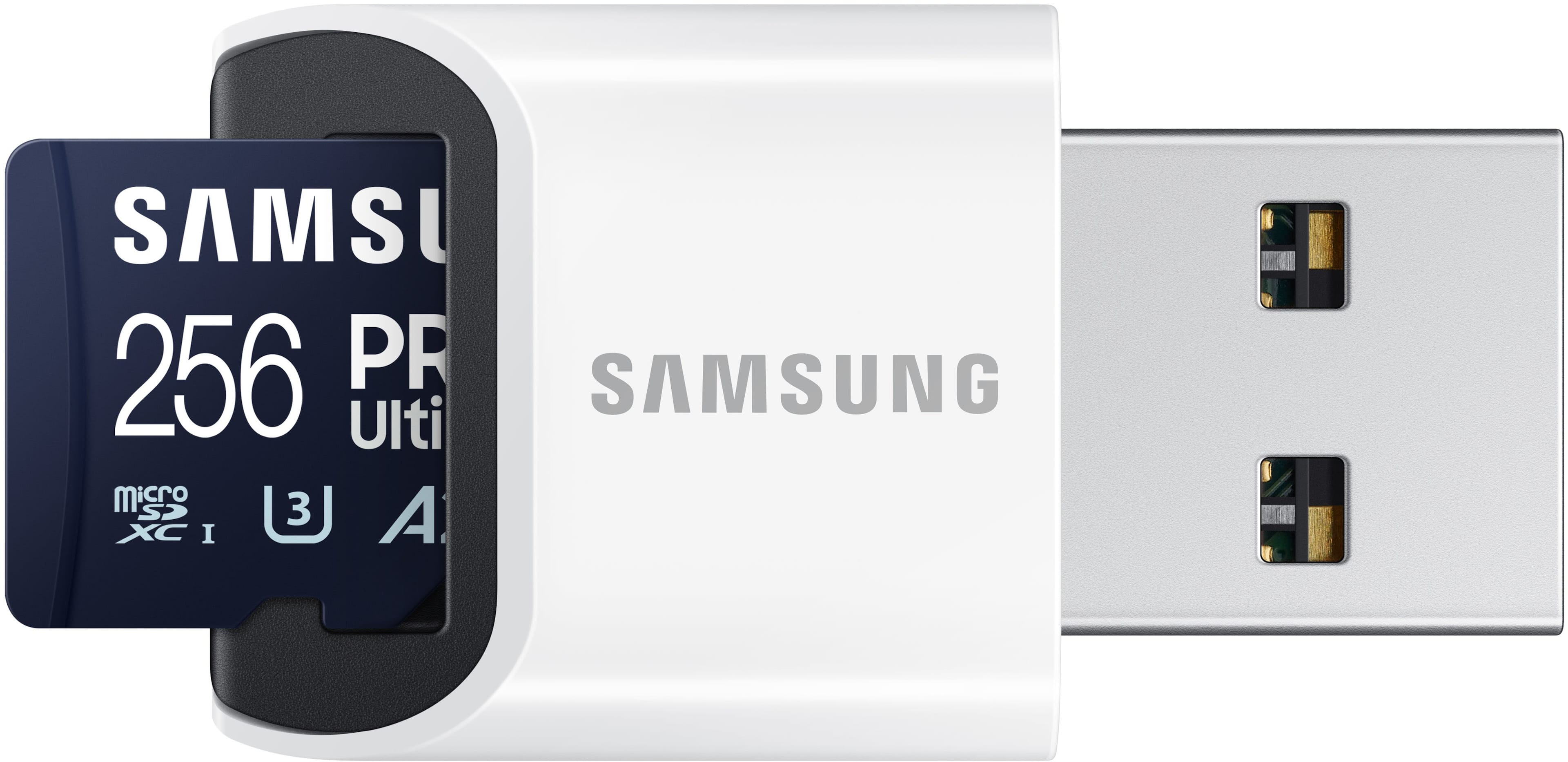 Alt View 14. Samsung - Pro Ultimate and Reader 256GB microSDXC Memory Card - Blue.
