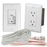 Legrand - In-Wall Power Kit for In-Wall Media Enclosure - White - Front_Zoom