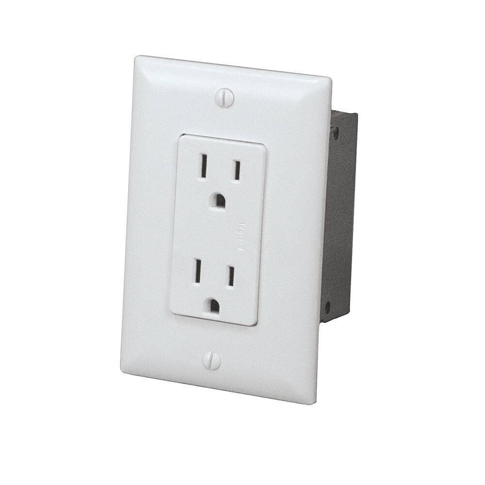 Alt View 11. Legrand - In-Wall Power Kit for In-Wall Media Enclosure - White.