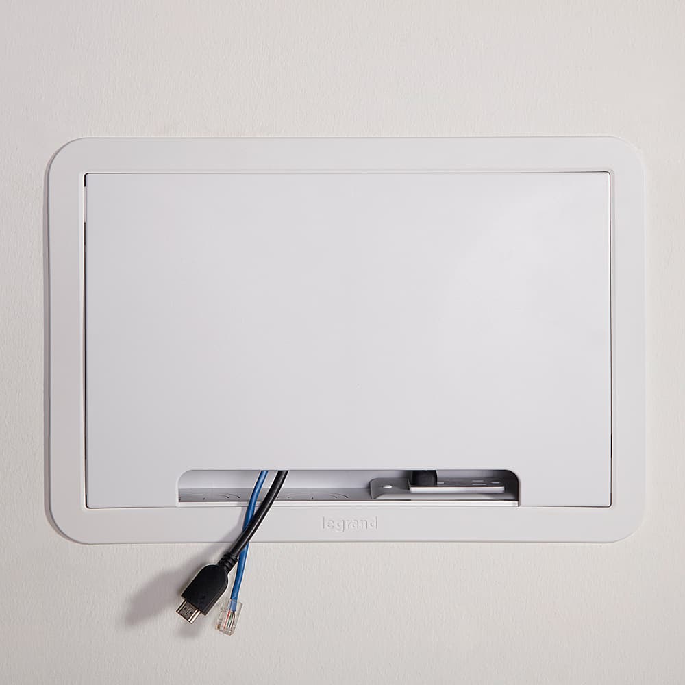 Alt View 12. Legrand - In-Wall Power Kit for In-Wall Media Enclosure - White.