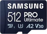 Samsung - Pro Ultimate and Adapter 512GB microSDXC Memory Card - Front_Zoom