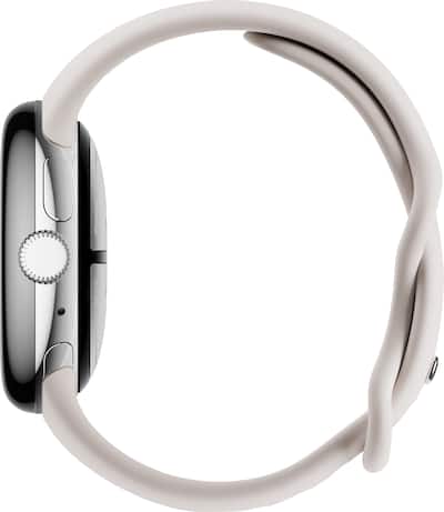 Google Pixel Watch 2 Polished Silver Aluminum Case Smartwatch with Google Pixel Watch 2 Polished Silver Aluminum Case Smartwatch with