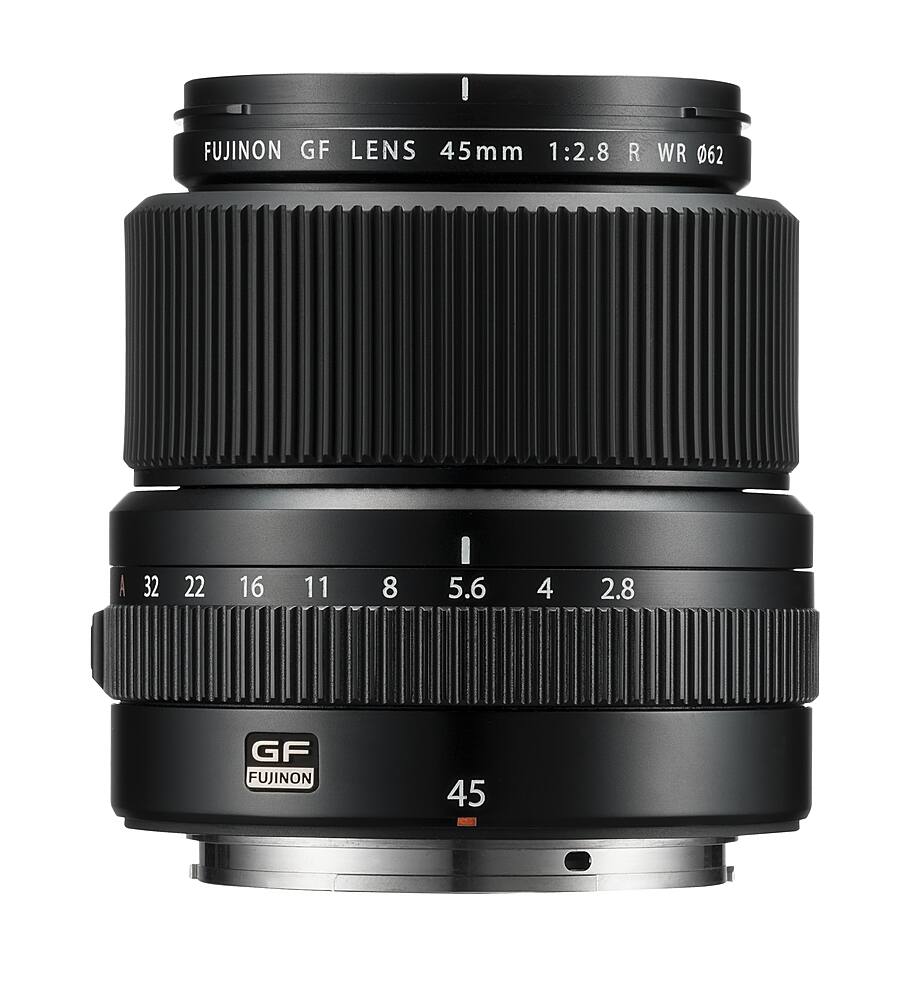 Angle. Fujinon - GF45mmF2.8 R WR Standard Prime Lens G-Mount.