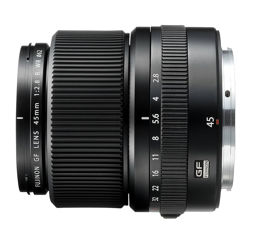 Left. Fujinon - GF45mmF2.8 R WR Standard Prime Lens G-Mount.