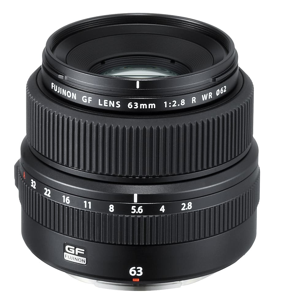 Fujinon - GF63mm F2.8 R WR Standard Prime Lens G-Mount - Black - Front_Zoom