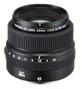 Fujinon - GF63mm F2.8 R WR Standard Prime Lens G-Mount - Black