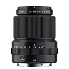 Front. Fujinon - GF30mmF3.5 R WR Standard Prime Lens G-Mount.
