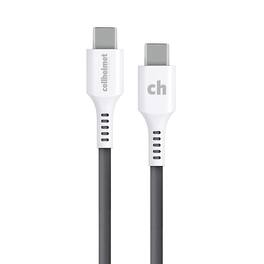 Cellhelmet - 6' Type-C to Type-C Charge and Sync Cable - Gray