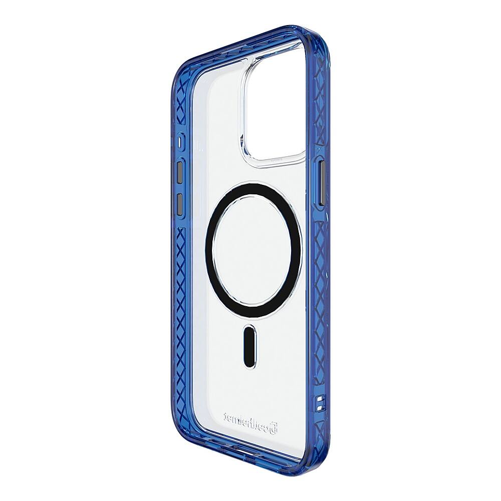 Alt View 1. Cellhelmet - Magnitude Series Case with MagSafe for Apple iPhone 15 Pro Max - Bermuda Blue.