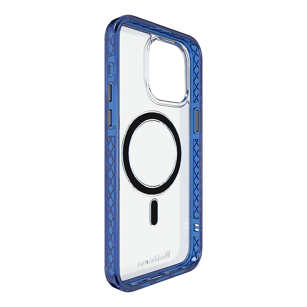 Alt View 2. Cellhelmet - Magnitude Series Case with MagSafe for Apple iPhone 15 Pro Max - Bermuda Blue.