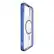 Left. Cellhelmet - Magnitude Series Case with MagSafe for Apple iPhone 15 Pro Max - Bermuda Blue.
