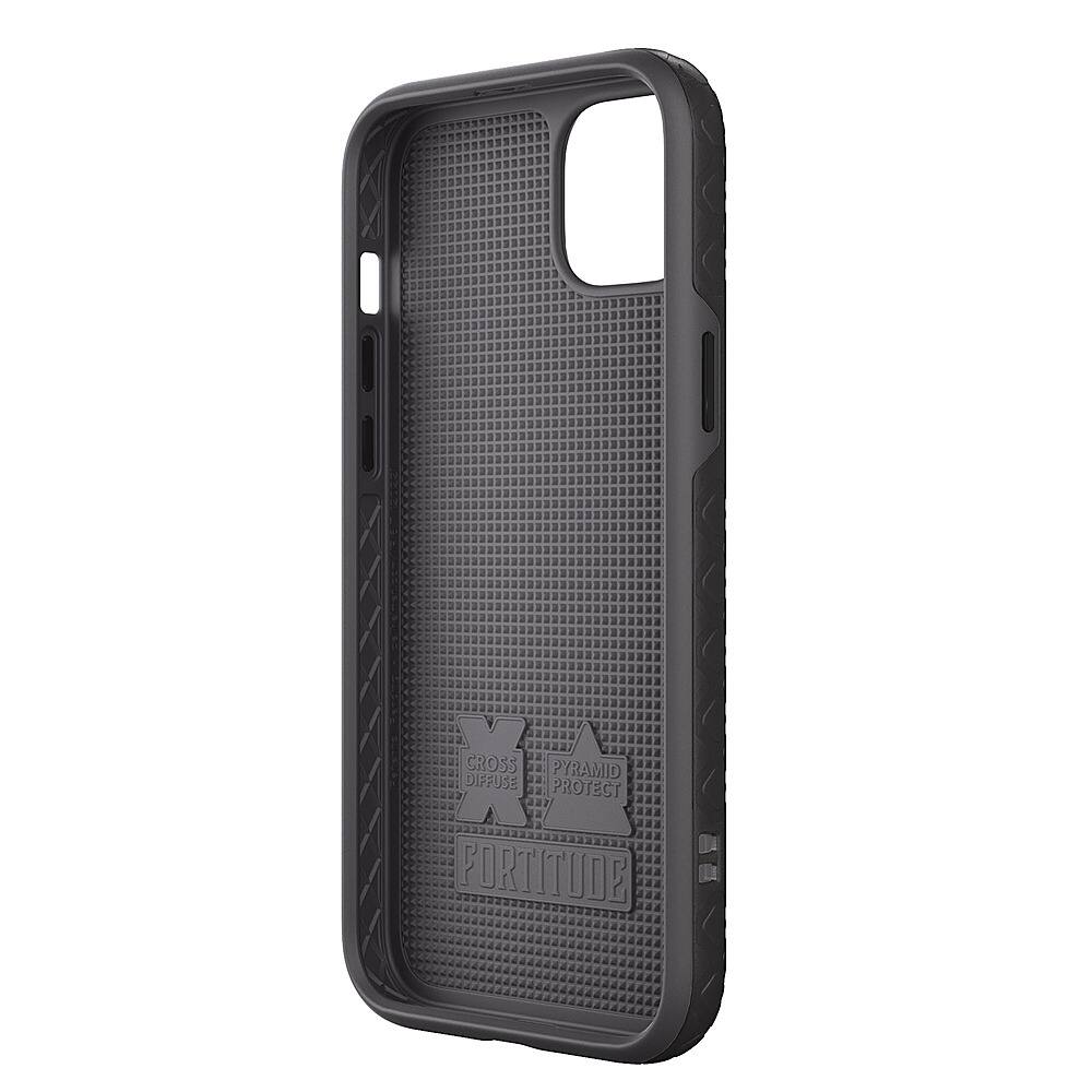 Left. Cellhelmet - Mossy Oak Fortitude Case with MagSafe for Apple iPhone 14 Plus - Onyx Black.