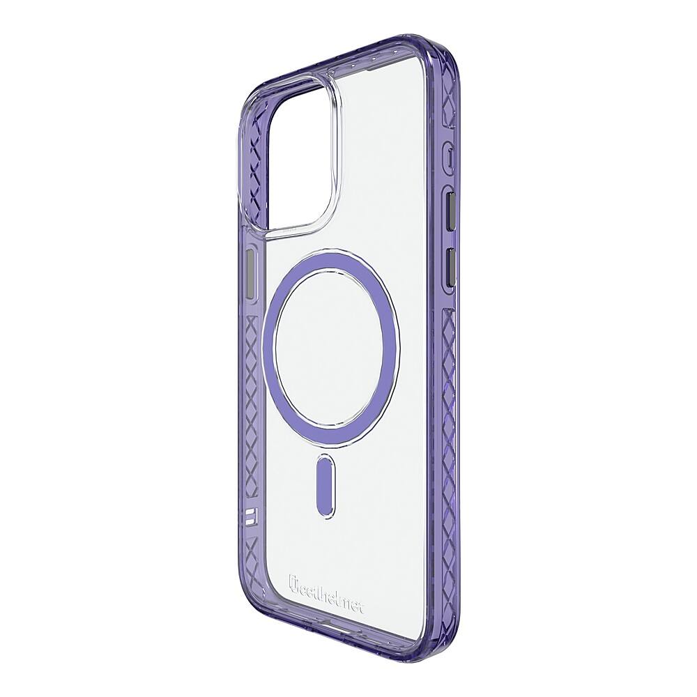 Angle. Cellhelmet - Magnitude Series Case with MagSafe for Apple iPhone 15 Pro Max - Midnight Lilac.