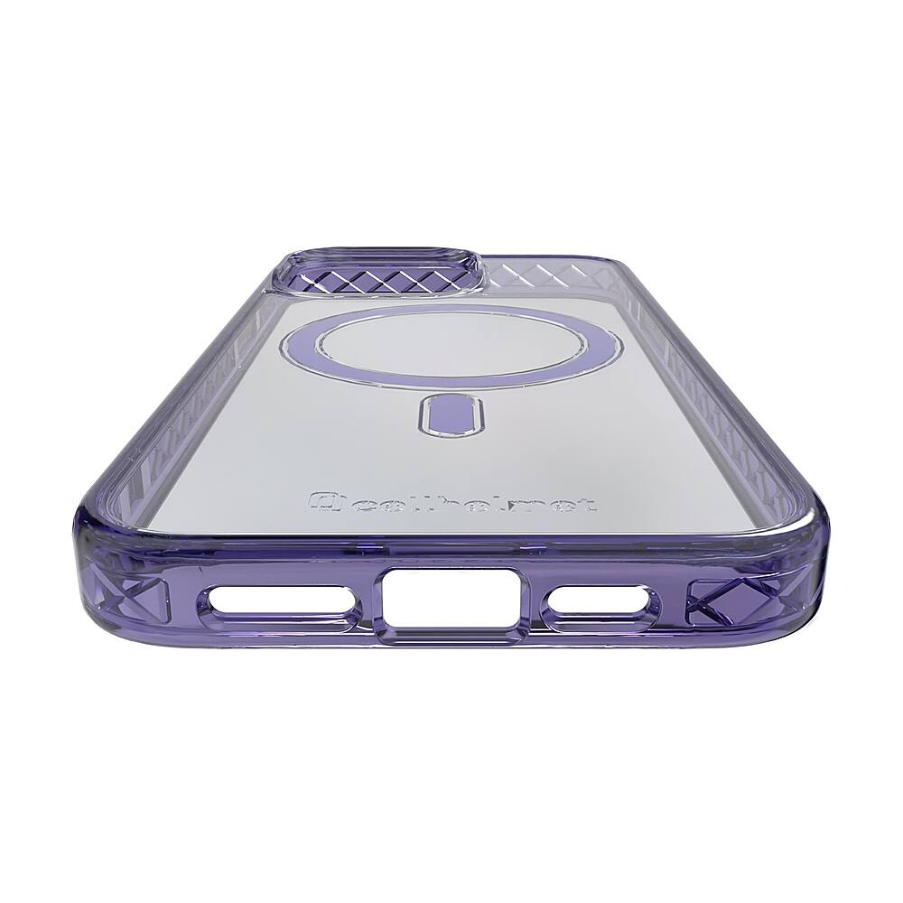 Alt View 11. Cellhelmet - Magnitude Series Case with MagSafe for Apple iPhone 15 Pro Max - Midnight Lilac.