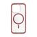 Front. Cellhelmet - Magnitude Series Case with MagSafe for Apple iPhone 15 Pro - Scarlett Red.