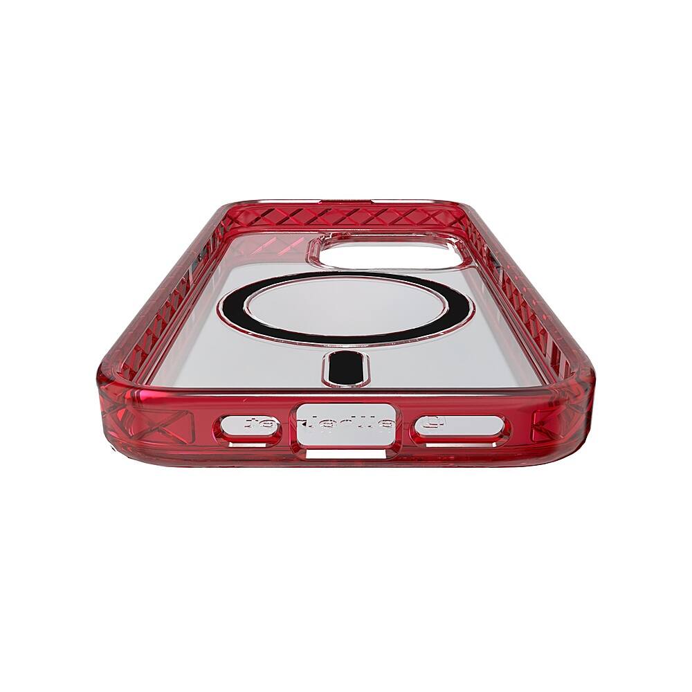 Alt View 13. Cellhelmet - Magnitude Series Case with MagSafe for Apple iPhone 15 Pro - Scarlett Red.