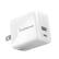 Front. Cellhelmet - 20W Power Delivery Dual Wall Block with Type-A and Type-C - White.