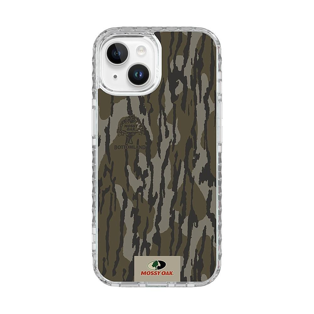 Front. Cellhelmet - Mossy Oak Magnitude Case for Apple iPhone 15 - Crystal Clear.