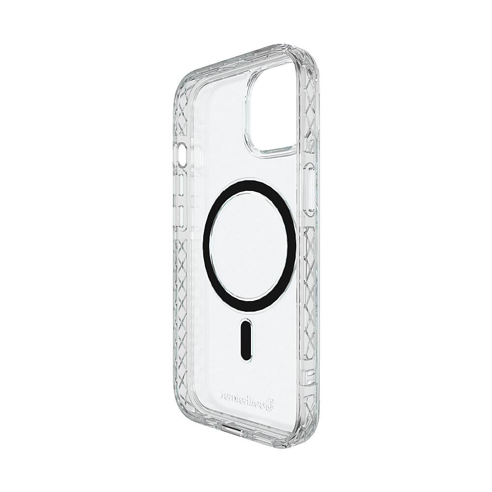 Left. Cellhelmet - Mossy Oak Magnitude Case for Apple iPhone 15 - Crystal Clear.
