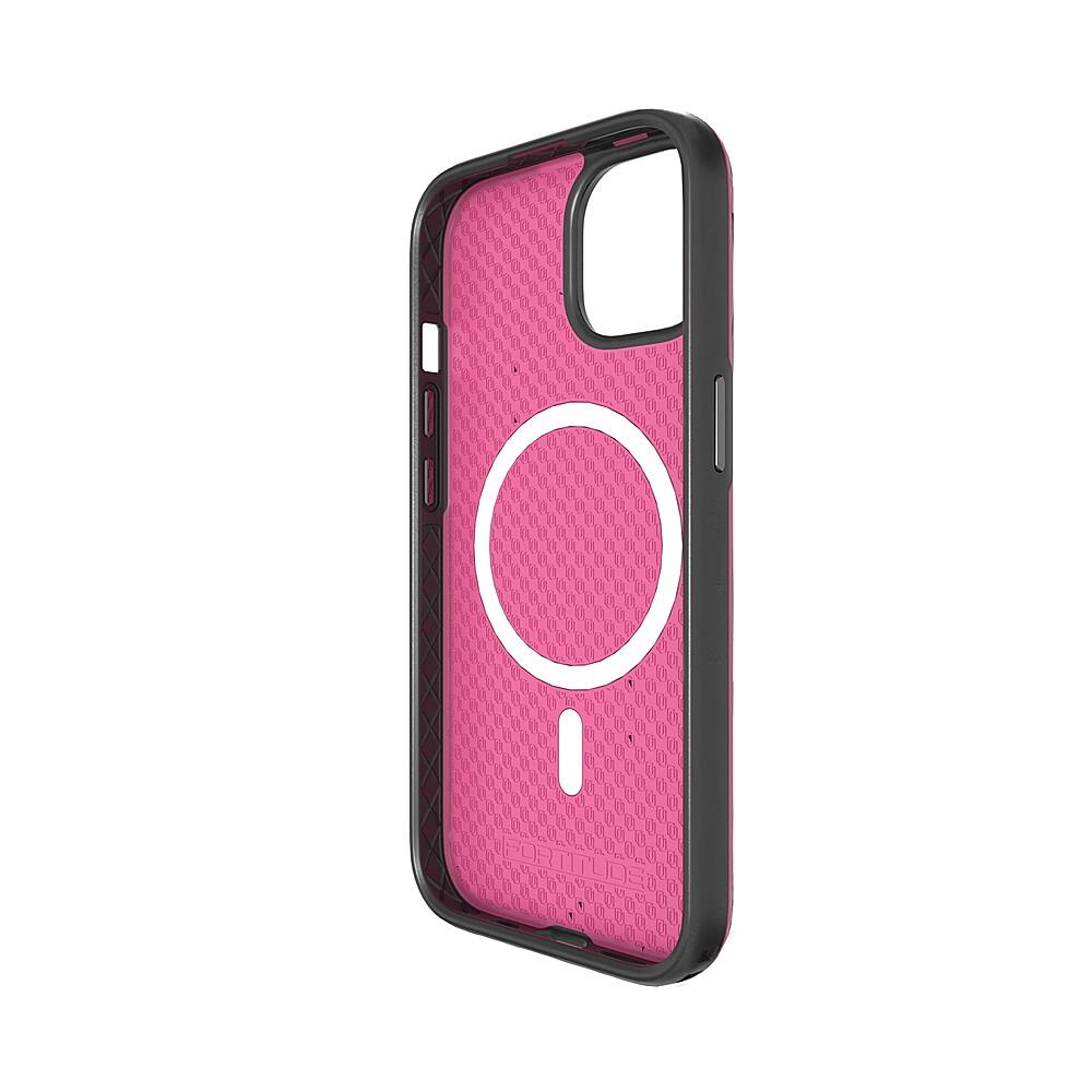 Alt View 1. Cellhelmet - Fortitude Series Case with MagSafe for Apple iPhone 15 - Vivid Magenta.