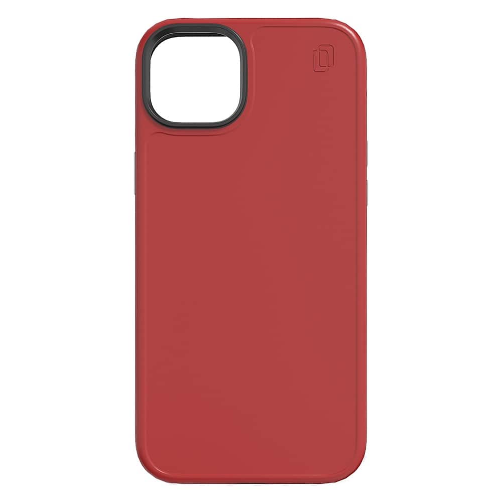 Front. Cellhelmet - Fortitude Series Case with MagSafe for Apple iPhone 15 Plus - Scarlett Red.