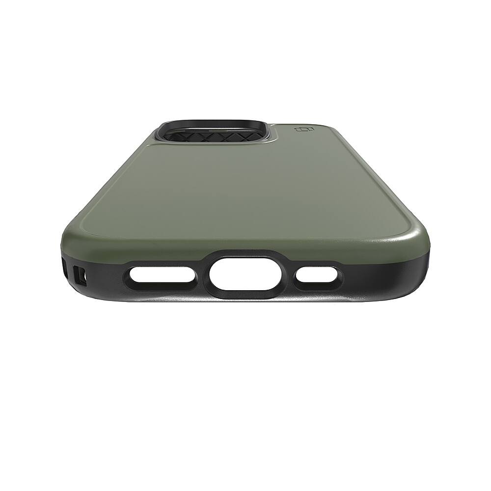 Alt View 12. Cellhelmet - Fortitude Series Case with MagSafe for Apple iPhone 15 Pro - Olive Green.