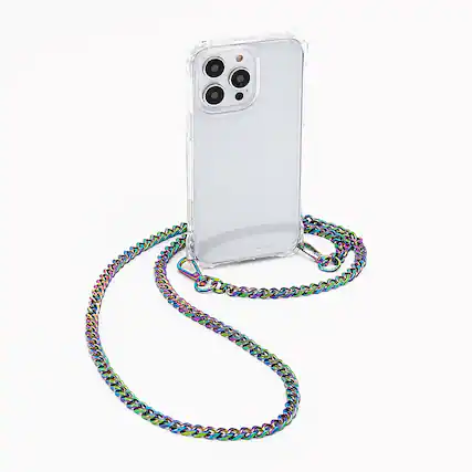 Front. Bryten - Glacier 4-Way Carry Case for Apple iPhone 14 Pro Max - Clear.