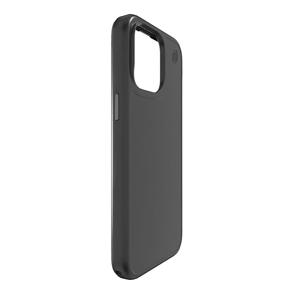 Left. Cellhelmet - Fortitude Series Case with MagSafe for Apple iPhone 15 Pro Max - Onyx Black.