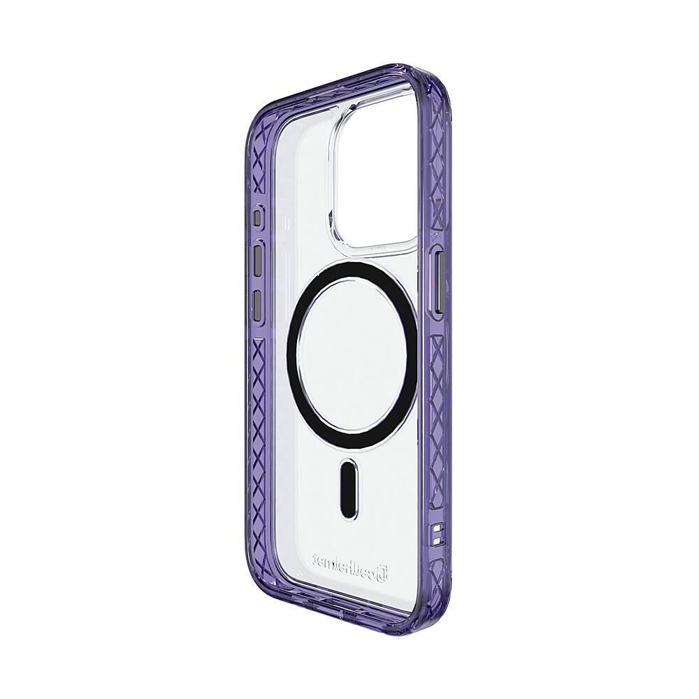 Alt View 1. Cellhelmet - Magnitude Series Case with MagSafe for Apple iPhone 15 Pro - Midnight Lilac.