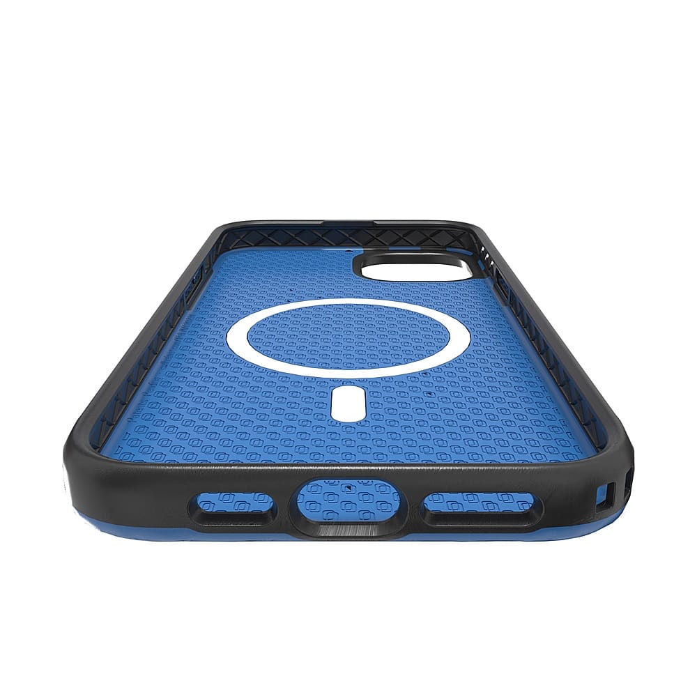 Alt View 13. Cellhelmet - Fortitude Series Case with MagSafe for Apple iPhone 15 Plus - Bermuda Blue.