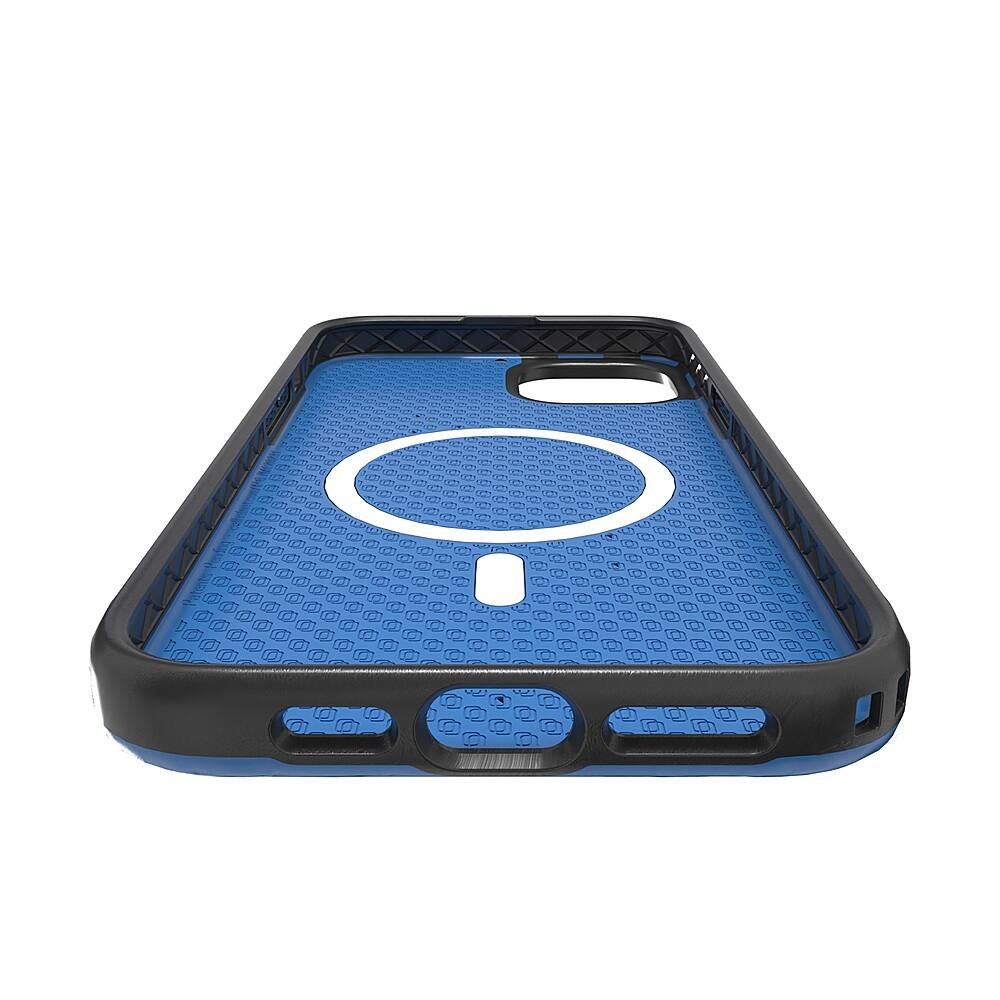 Alt View 13. Cellhelmet - Fortitude Series Case with MagSafe for Apple iPhone 15 Plus - Bermuda Blue.