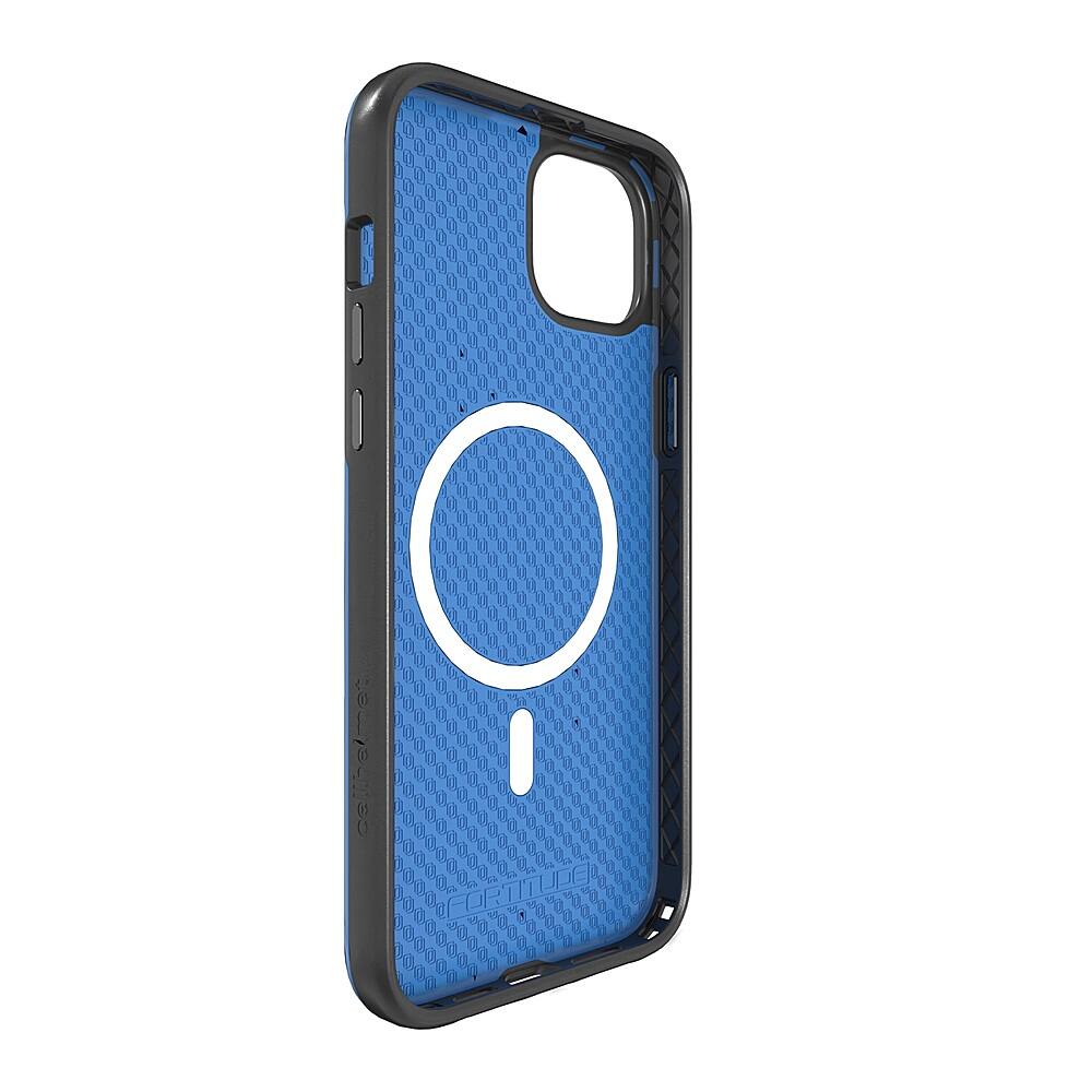 Alt View 3. Cellhelmet - Fortitude Series Case with MagSafe for Apple iPhone 15 Plus - Bermuda Blue.