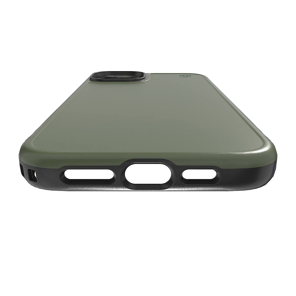 Alt View 12. Cellhelmet - Fortitude Series Case with MagSafe for Apple iPhone 15 Plus - Olive Green.