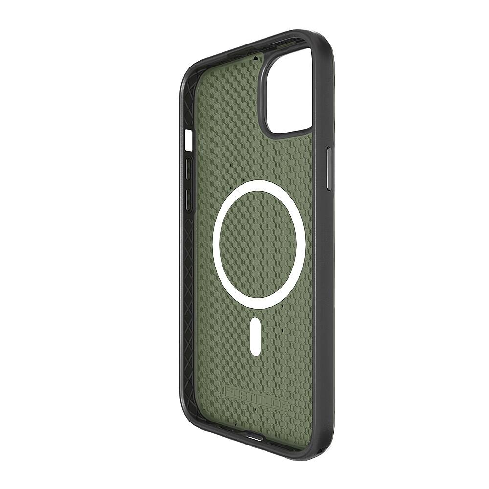 Alt View 1. Cellhelmet - Fortitude Series Case with MagSafe for Apple iPhone 15 Plus - Olive Green.
