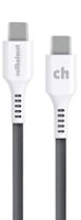 Cellhelmet - 10' Type-C to Type-C Charge and Sync Cable - Gray - Front_Zoom