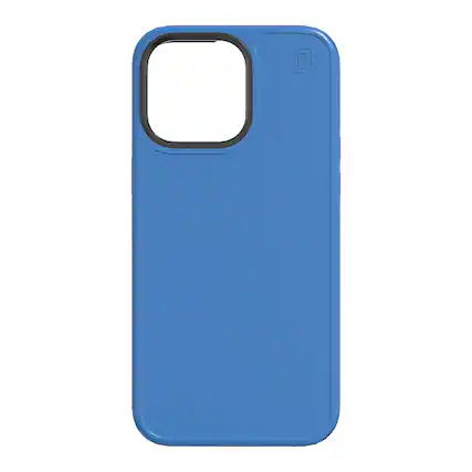 Front. Cellhelmet - Fortitude Series Case with MagSafe for Apple iPhone 15 Pro Max - Bermuda Blue.