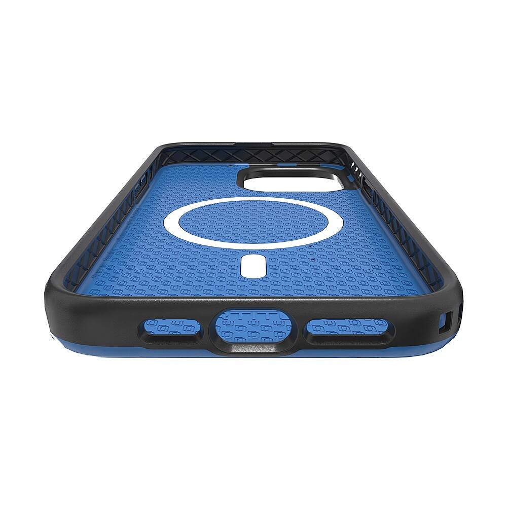 Alt View 13. Cellhelmet - Fortitude Series Case with MagSafe for Apple iPhone 15 Pro Max - Bermuda Blue.