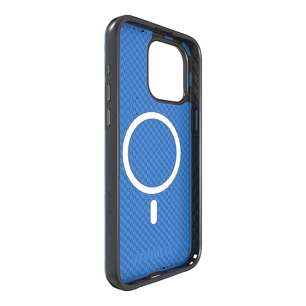 Alt View 2. Cellhelmet - Fortitude Series Case with MagSafe for Apple iPhone 15 Pro Max - Bermuda Blue.