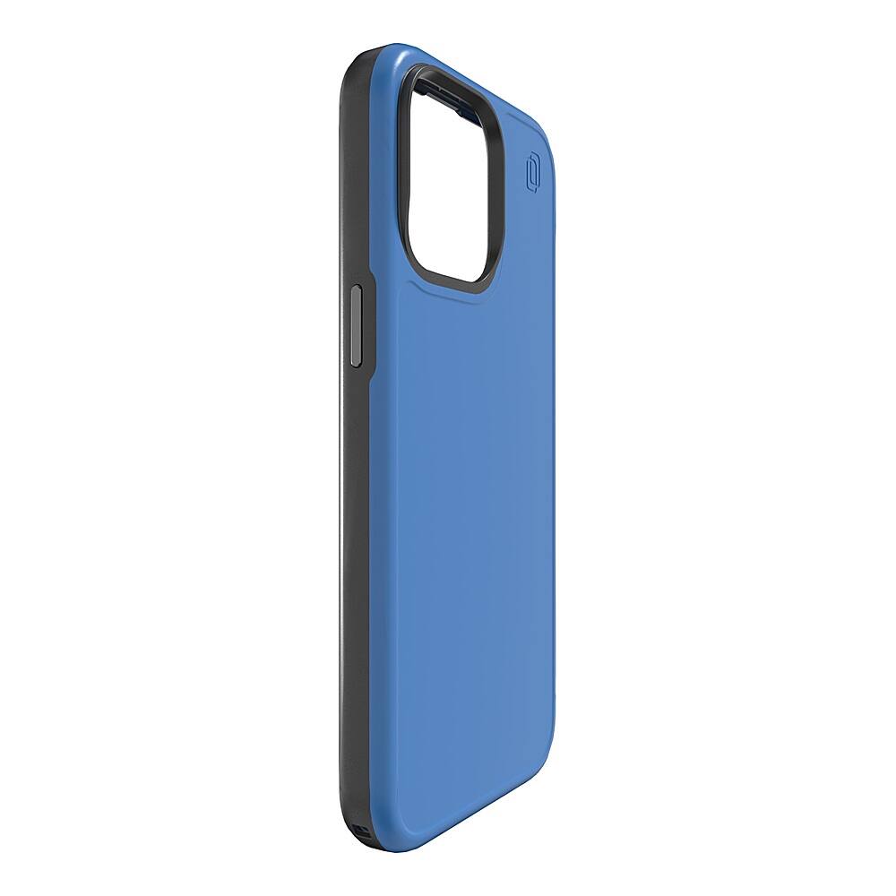 Left. Cellhelmet - Fortitude Series Case with MagSafe for Apple iPhone 15 Pro Max - Bermuda Blue.