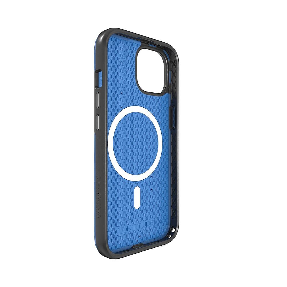 Alt View 2. Cellhelmet - Fortitude Series Case with MagSafe for Apple iPhone 15 - Bermuda Blue.
