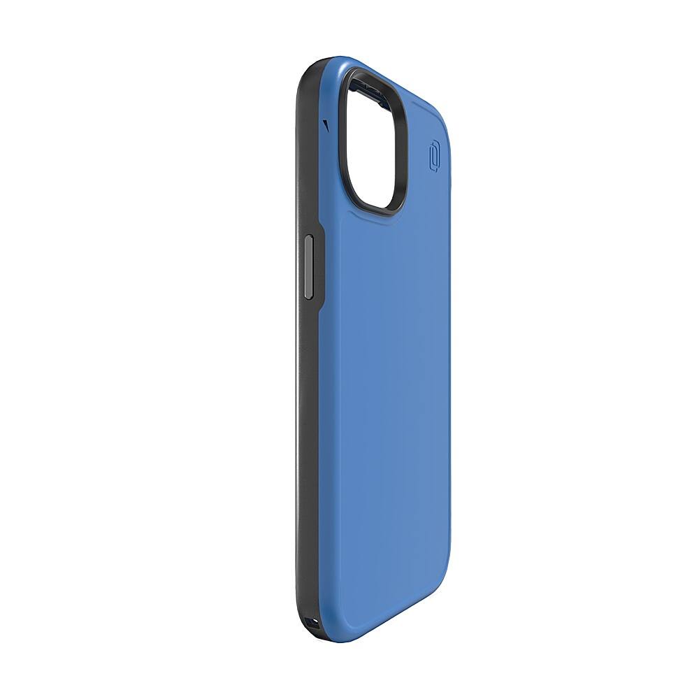 Left. Cellhelmet - Fortitude Series Case with MagSafe for Apple iPhone 15 - Bermuda Blue.