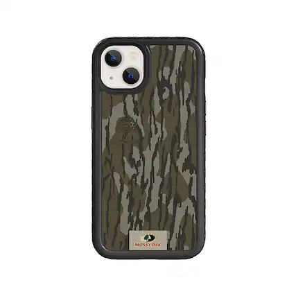 Front. Cellhelmet - Mossy Oak Fortitude Case with MagSafe for Apple iPhone 13 - Onyx Black.