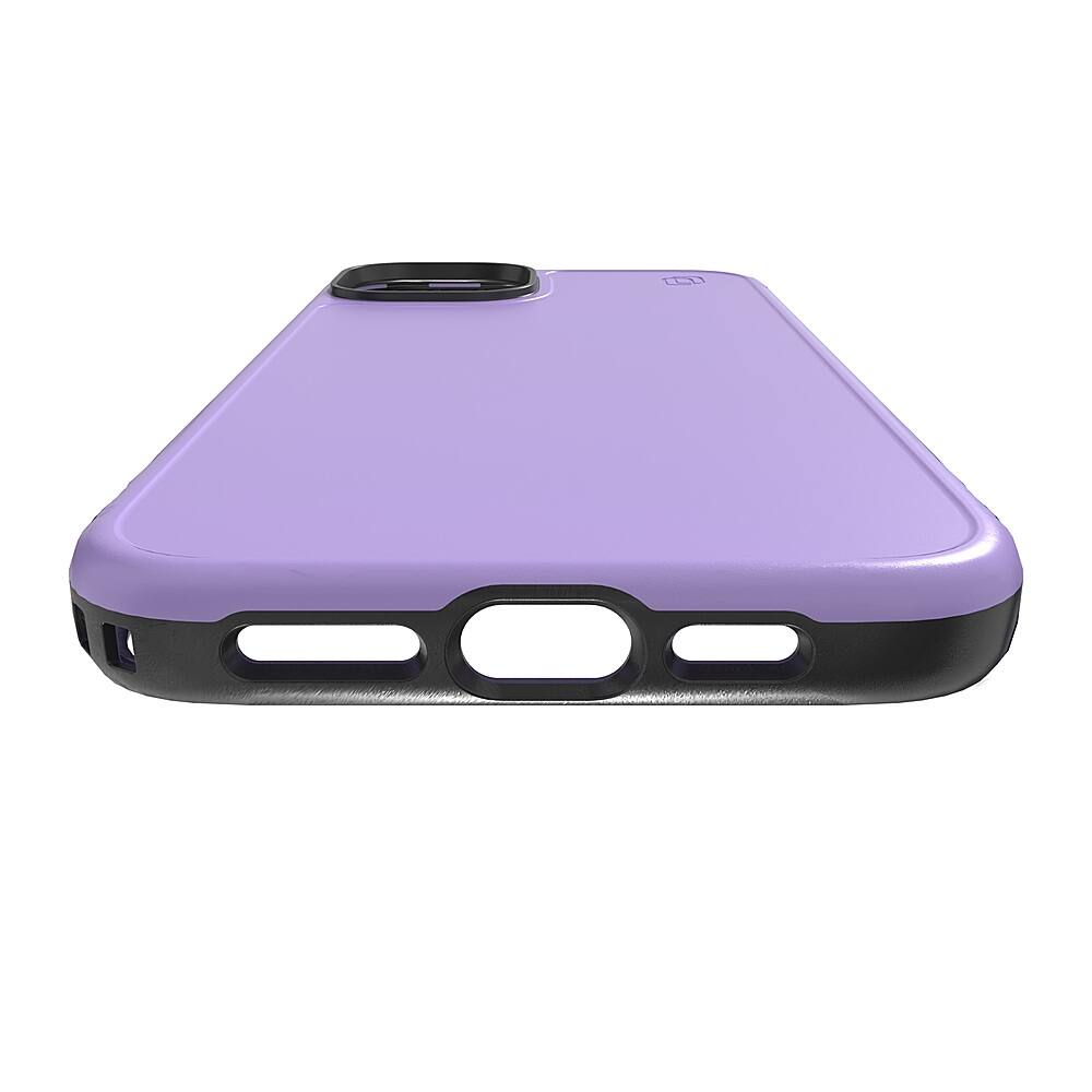 Alt View 12. Cellhelmet - Fortitude Series Case with MagSafe for Apple iPhone 15 Plus - Midnight Lilac.