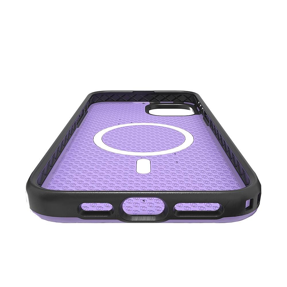 Alt View 13. Cellhelmet - Fortitude Series Case with MagSafe for Apple iPhone 15 Plus - Midnight Lilac.