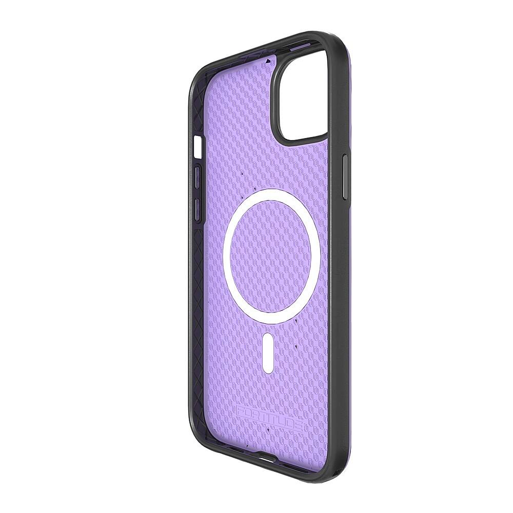 Alt View 1. Cellhelmet - Fortitude Series Case with MagSafe for Apple iPhone 15 Plus - Midnight Lilac.