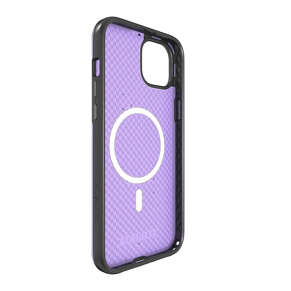 Alt View 2. Cellhelmet - Fortitude Series Case with MagSafe for Apple iPhone 15 Plus - Midnight Lilac.